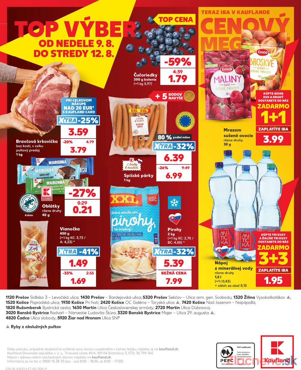 Kaufland 6.8. - 12.8. - Kaufland Ružomberok