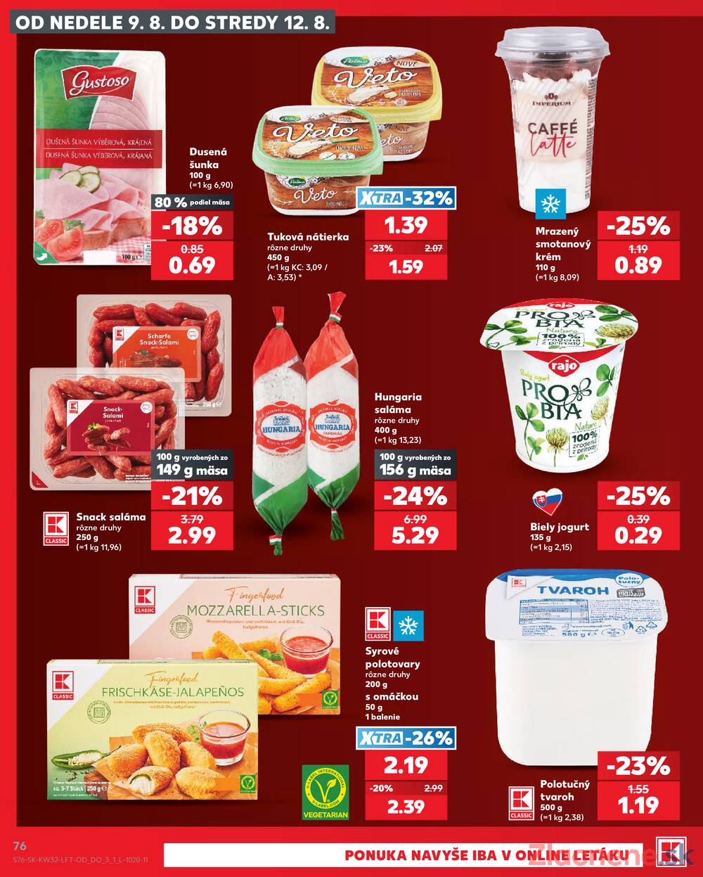 Kaufland 6.8. - 12.8. - Kaufland Bratislava - Nové Mesto