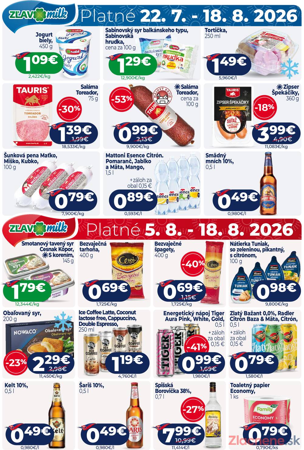 MILK - AGRO do 18.8.