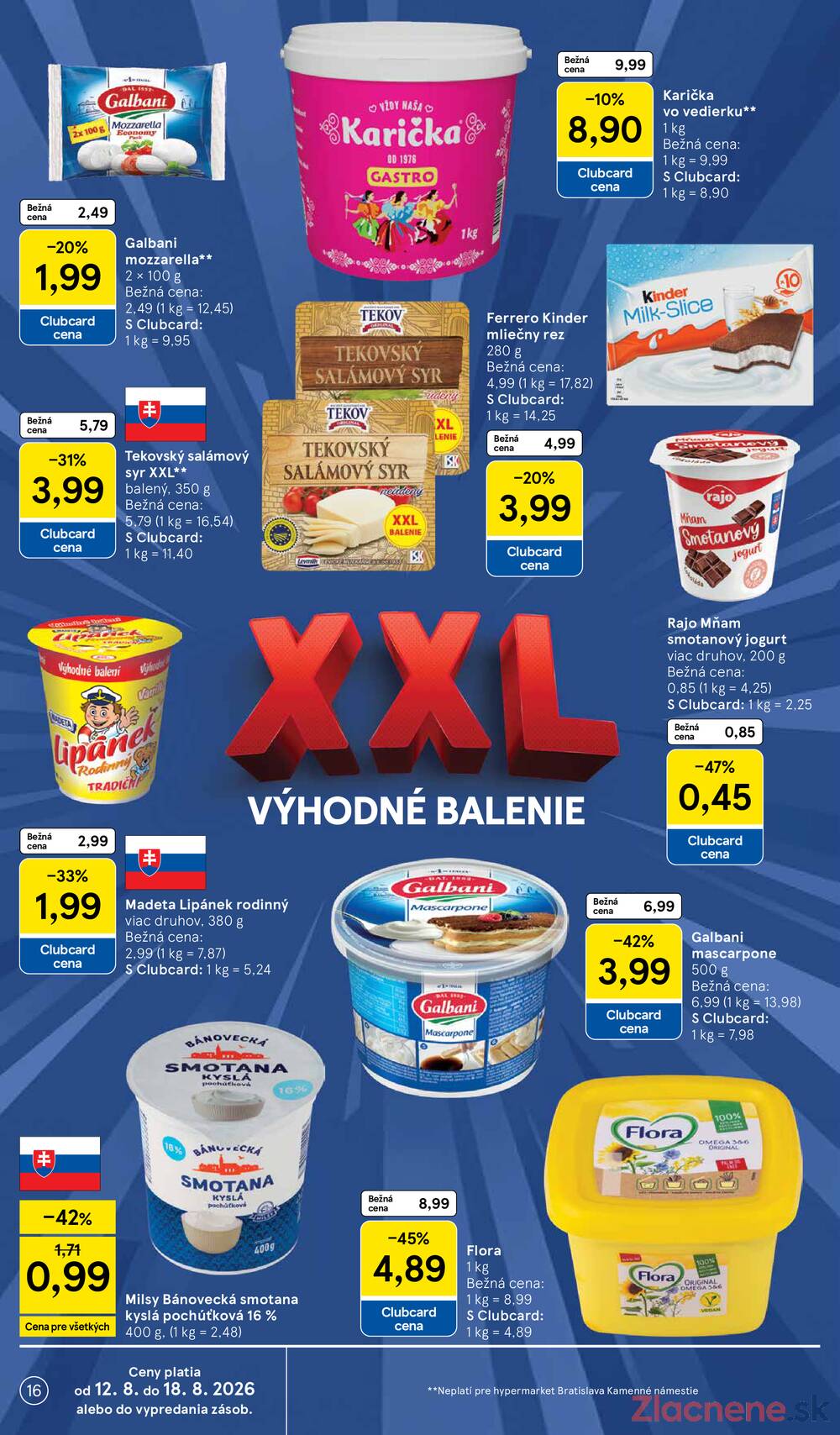 Tesco hypermarkety 12.8. - 18.8.