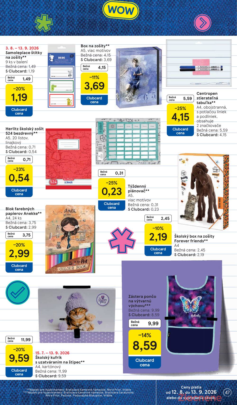 Tesco hypermarkety 12.8. - 18.8.