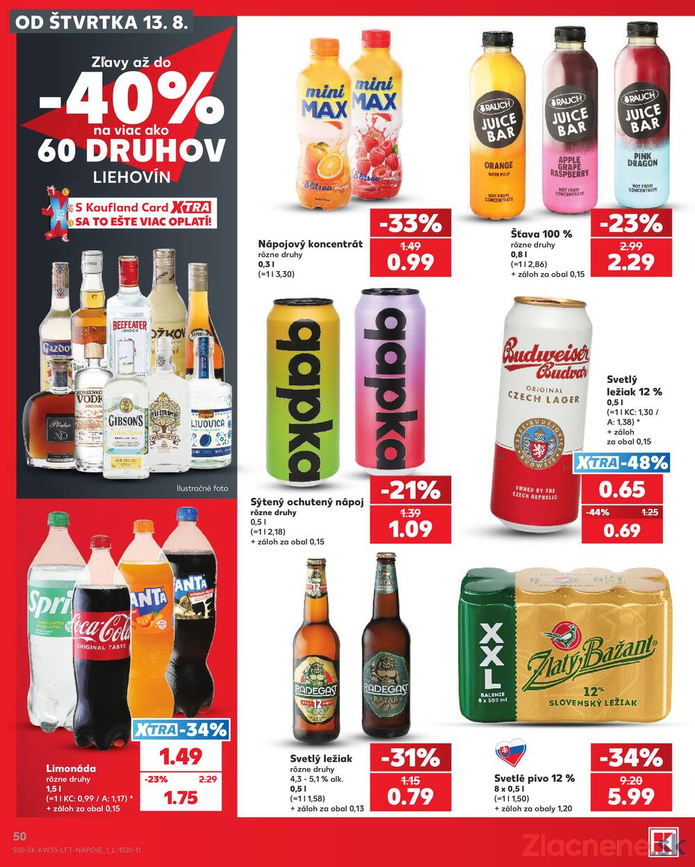 Kaufland 13.8. - 19.8. - Kaufland Tvrdošín