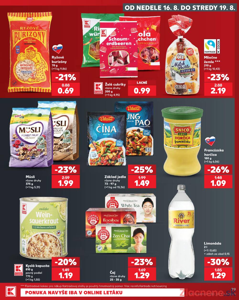 Kaufland 13.8. - 19.8. - Kaufland Detva