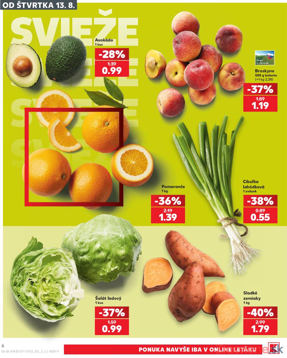 Kaufland 13.8. - 19.8. - Kaufland Bytča