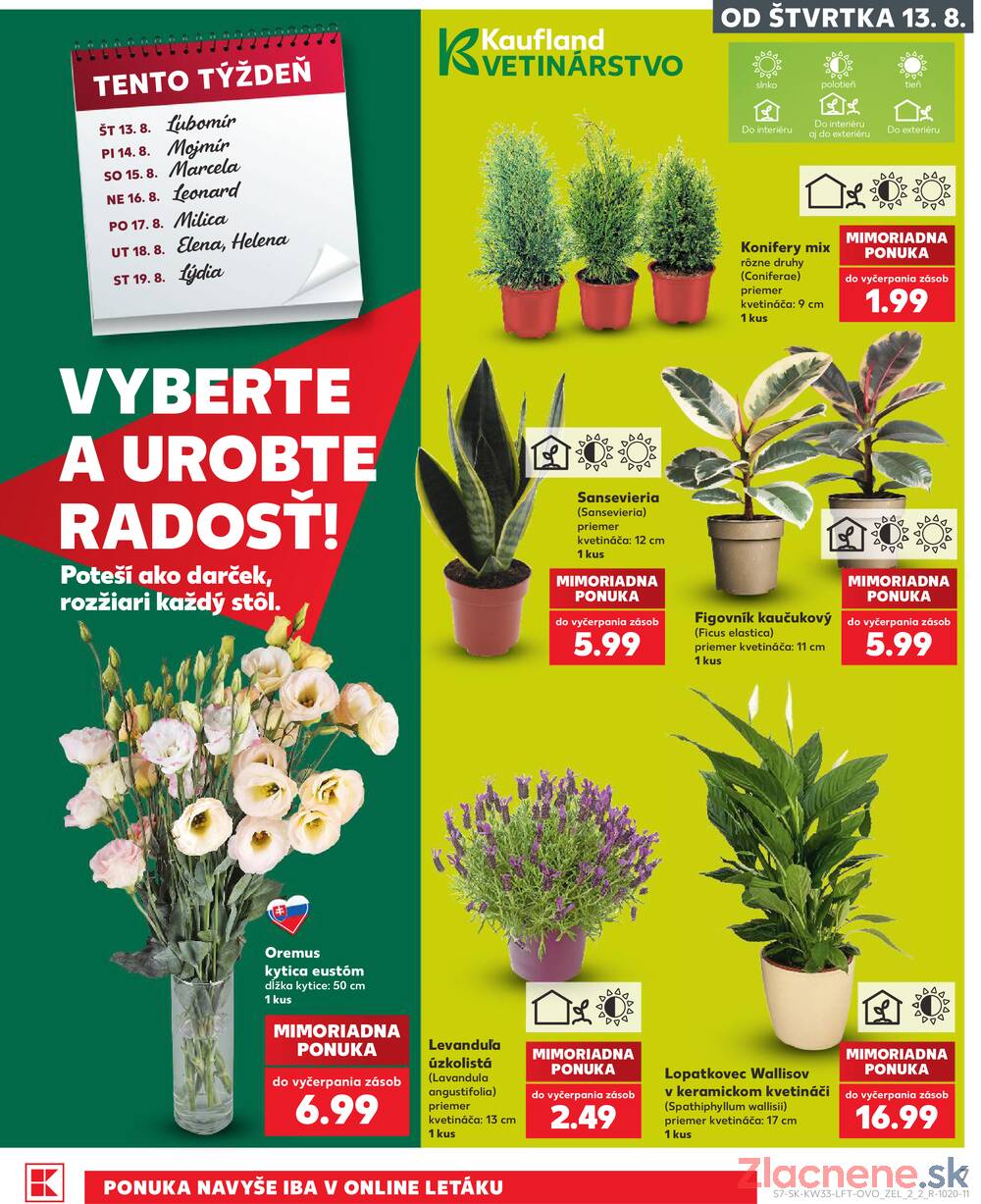 Kaufland 13.8. - 19.8. - Kaufland Bytča