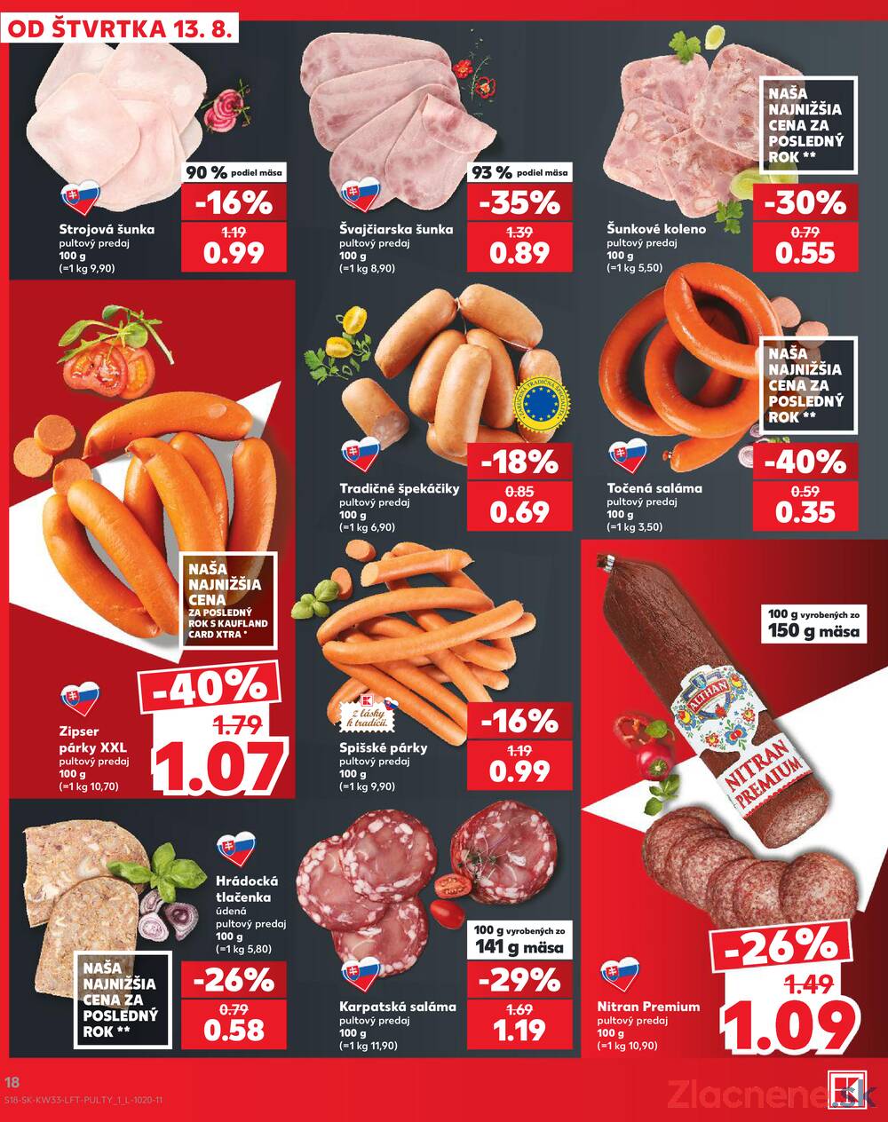 Kaufland 13.8. - 19.8. - Kaufland Bytča