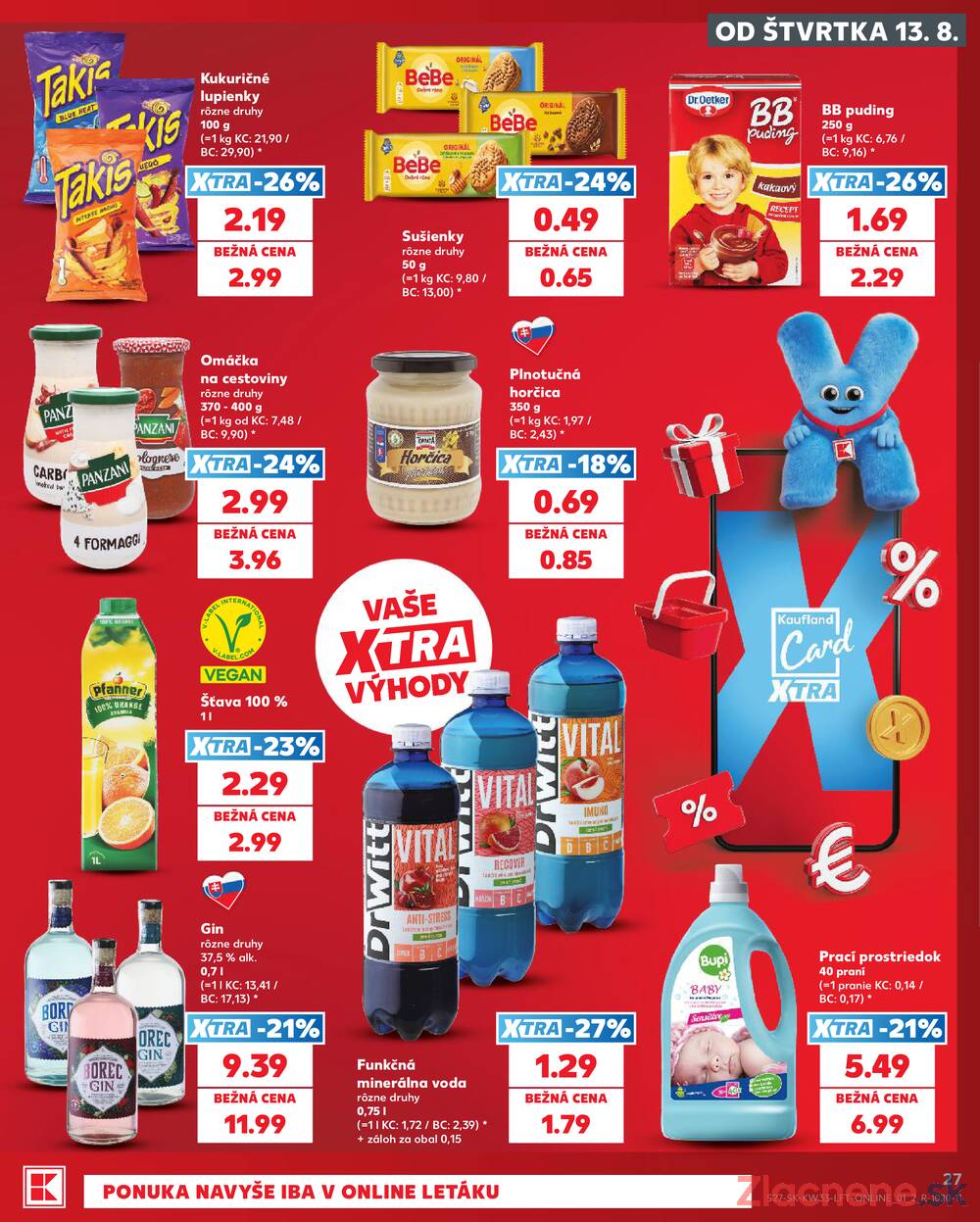 Kaufland 13.8. - 19.8. - Kaufland Bytča