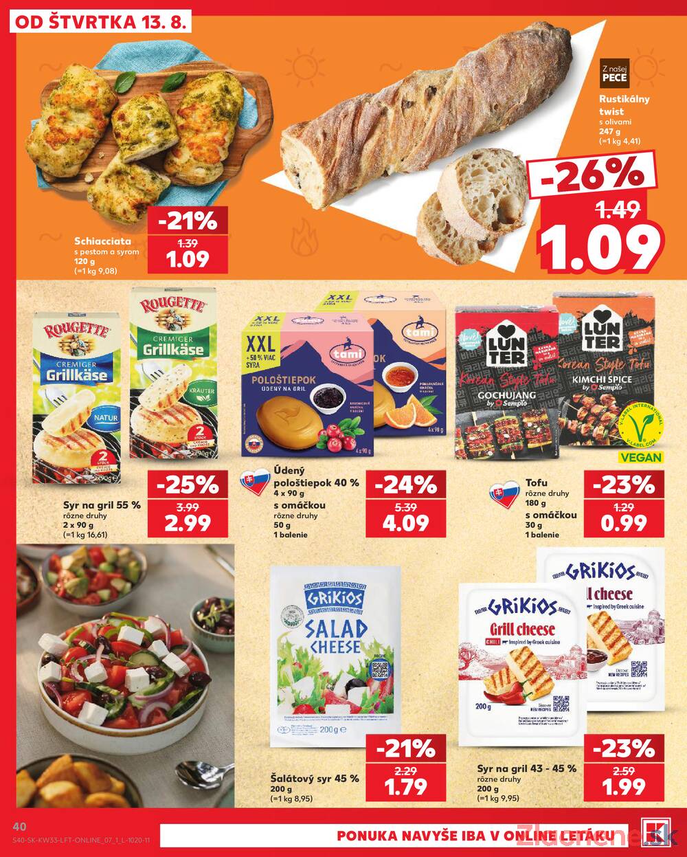 Kaufland 13.8. - 19.8. - Kaufland Bytča