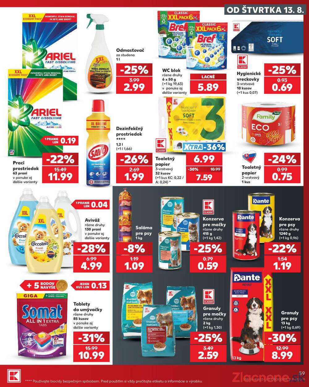 Kaufland 13.8. - 19.8. - Kaufland Bytča