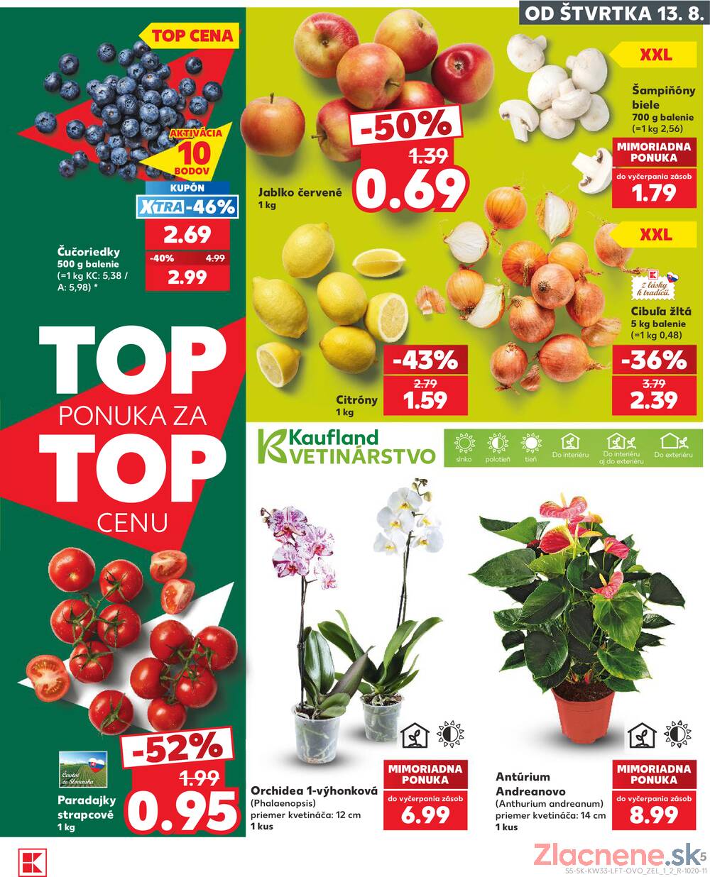 Kaufland 13.8. - 19.8. - Kaufland Poprad - Jiřího Wolkera