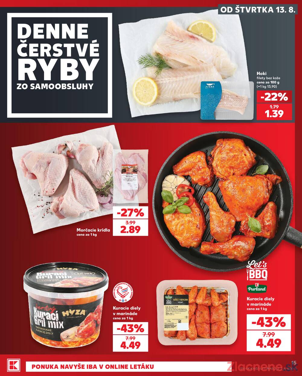 Kaufland 13.8. - 19.8. - Kaufland Poprad - Jiřího Wolkera