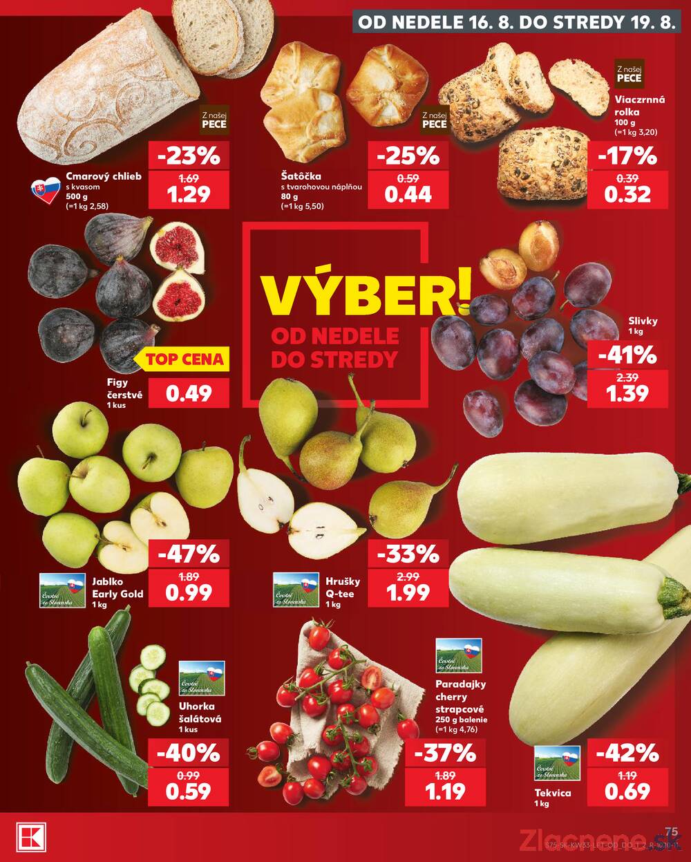 Kaufland 13.8. - 19.8. - Kaufland Bánovce nad Bebravou