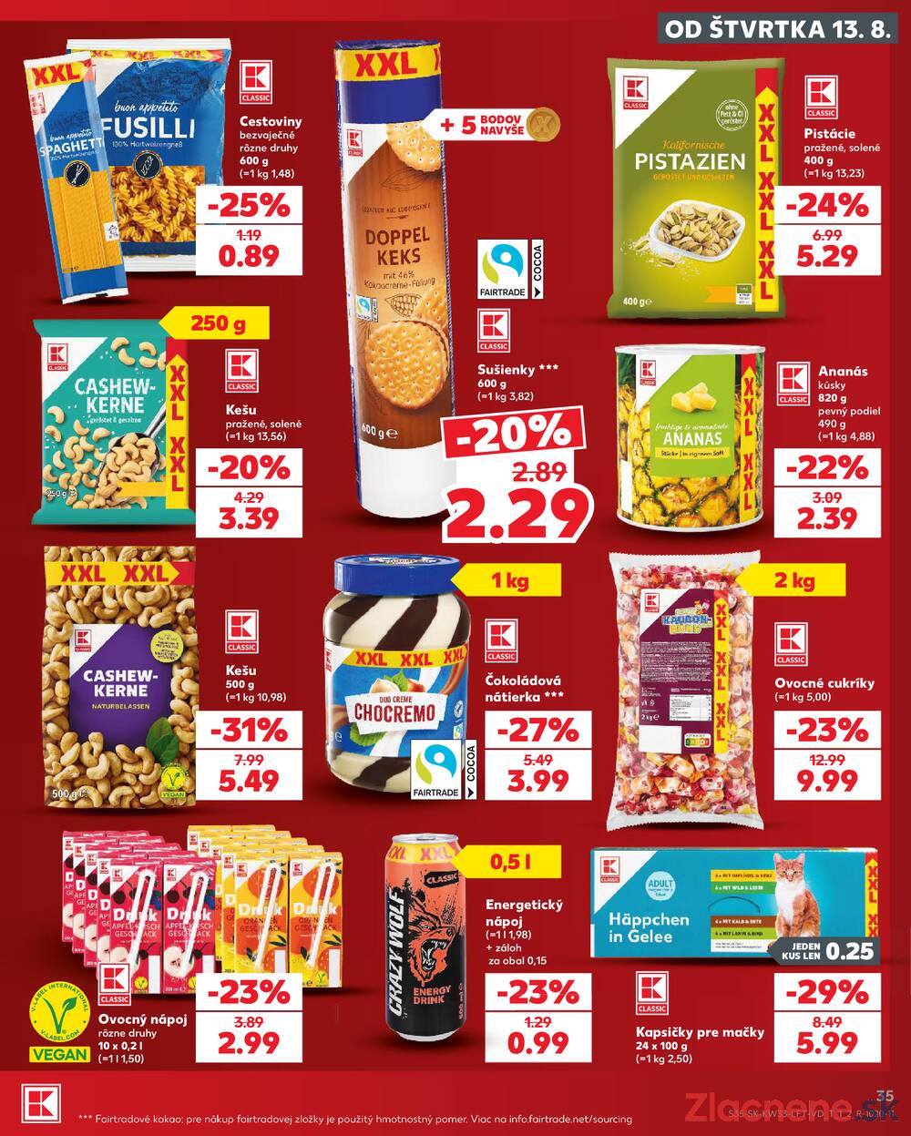 Kaufland 13.8. - 19.8. - Kaufland Bratislava - Bory