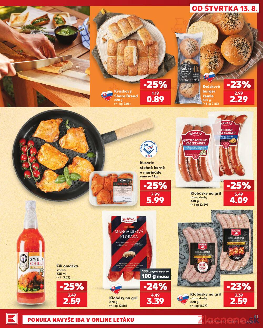 Kaufland 13.8. - 19.8. - Kaufland Bratislava - Bory