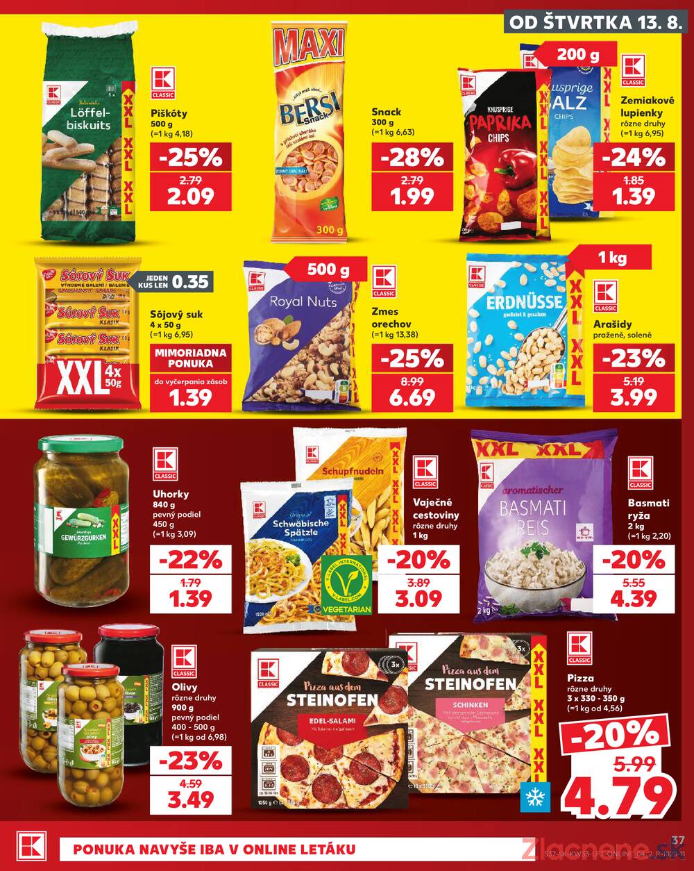 Kaufland 13.8. - 19.8. - Kaufland Ružomberok