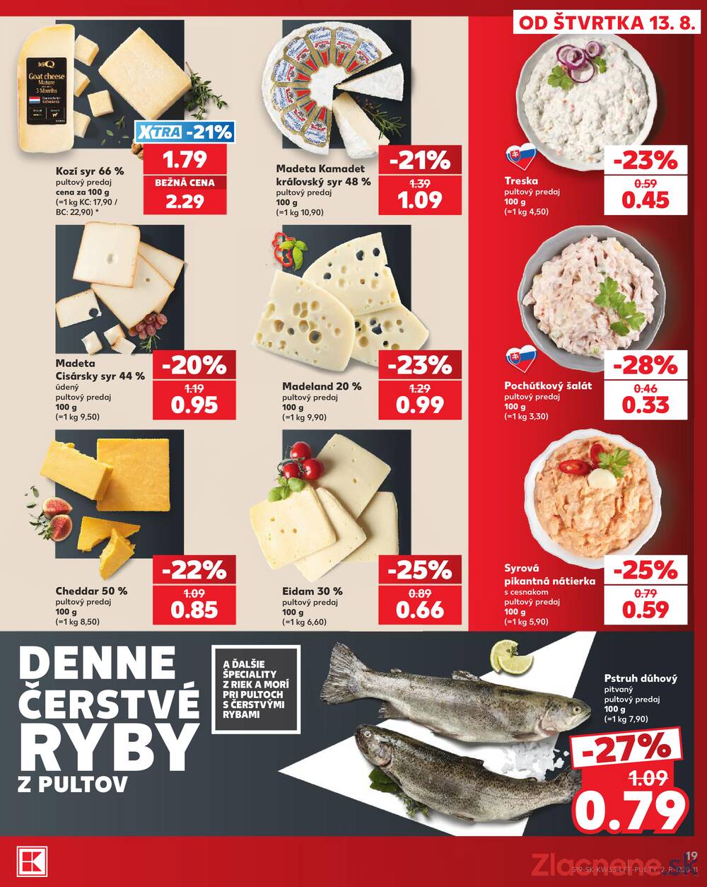 Kaufland 13.8. - 19.8. - Kaufland Žilina