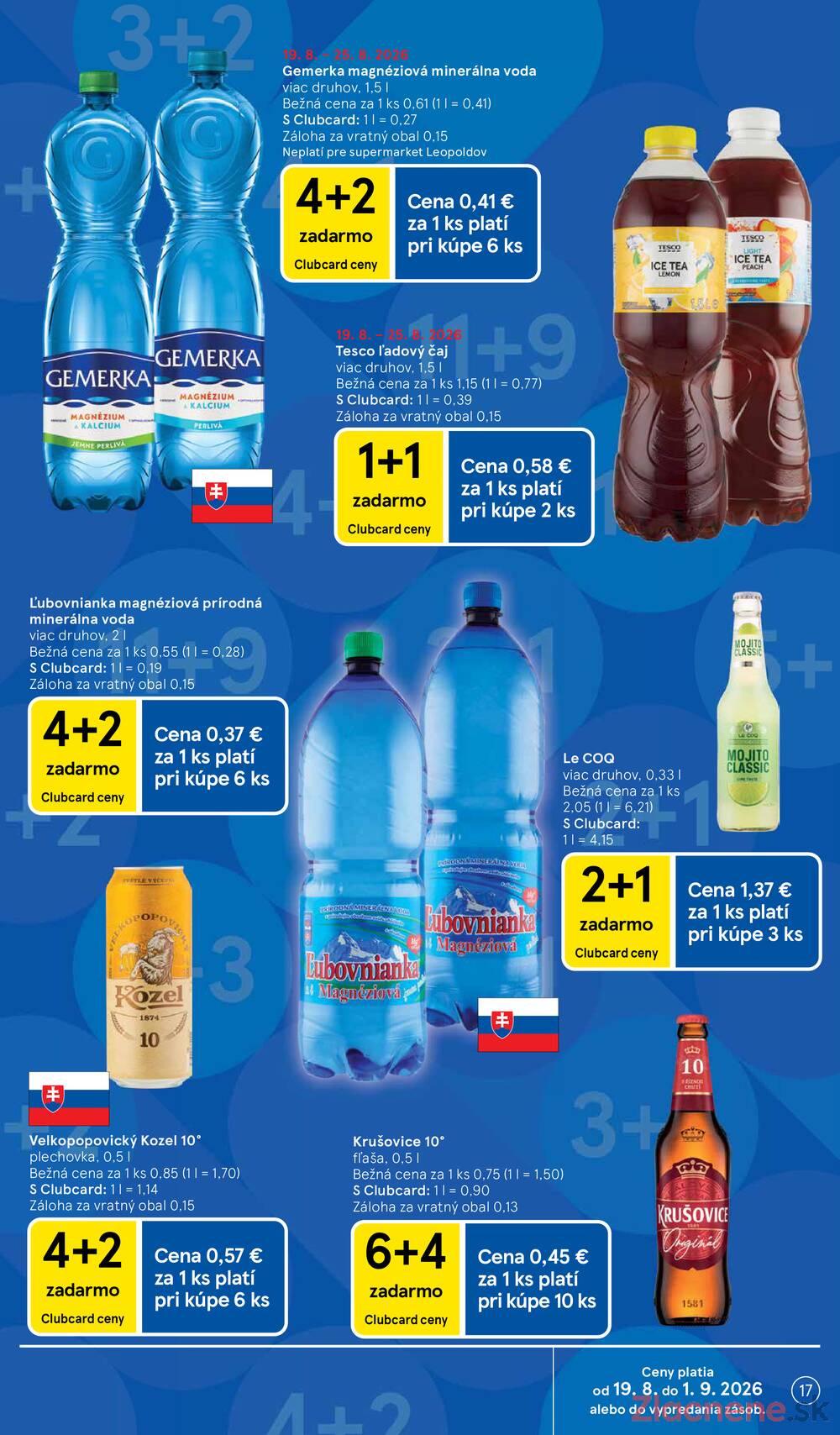 Tesco supermarkety od 19.8. do 25.8.2026