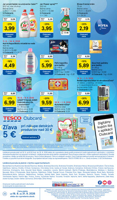 Tesco supermarkety od 19.8. do 25.8.2026