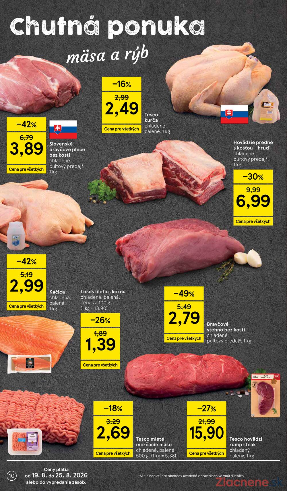 Leták Tesco - Tesco hypermarkety 19.8. - 25.8. - strana 10 Leták Tesco - Tesco hypermarkety 19.8. - 25.8. - strana 10