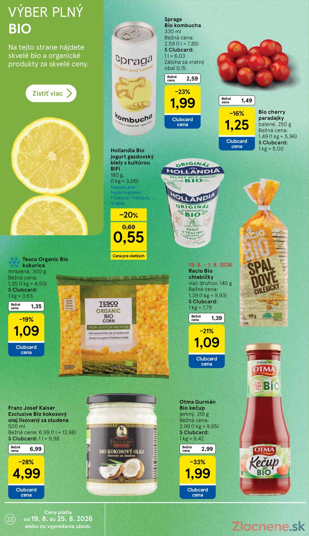 Leták Tesco - Tesco hypermarkety 19.8. - 25.8. - strana 22 Leták Tesco - Tesco hypermarkety 19.8. - 25.8. - strana 22