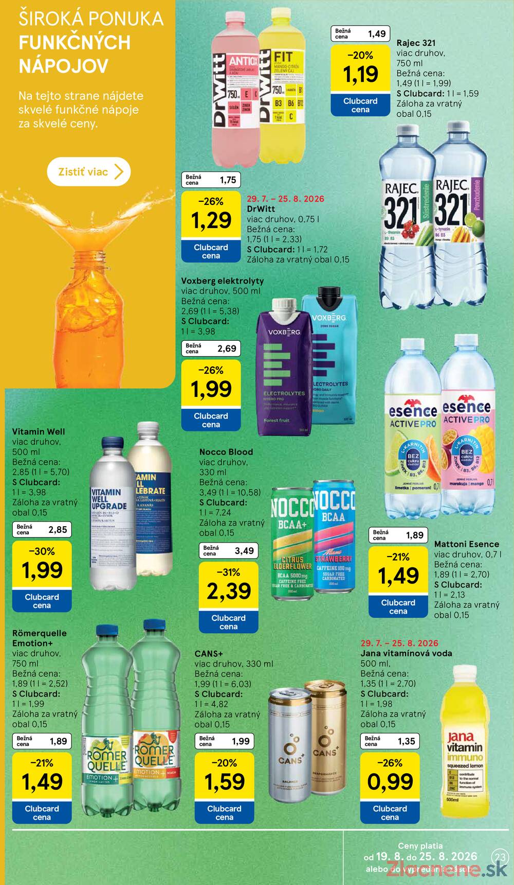 Leták Tesco - Tesco hypermarkety 19.8. - 25.8. - strana 23 Leták Tesco - Tesco hypermarkety 19.8. - 25.8. - strana 23