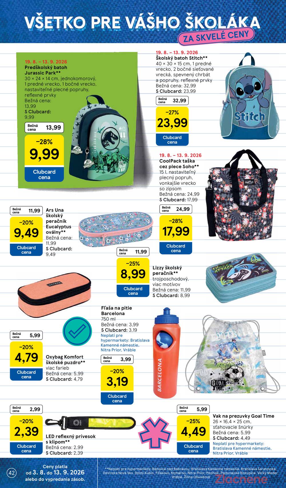Leták Tesco - Tesco hypermarkety 19.8. - 25.8. - strana 42 Leták Tesco - Tesco hypermarkety 19.8. - 25.8. - strana 42
