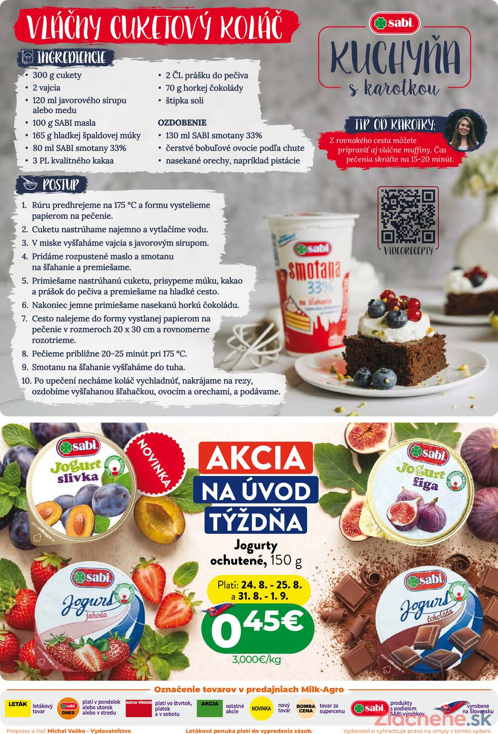 Leták MILK - AGRO - MILK - AGRO do 1.9. - strana 2 Leták MILK - AGRO - MILK - AGRO do 1.9. - strana 2