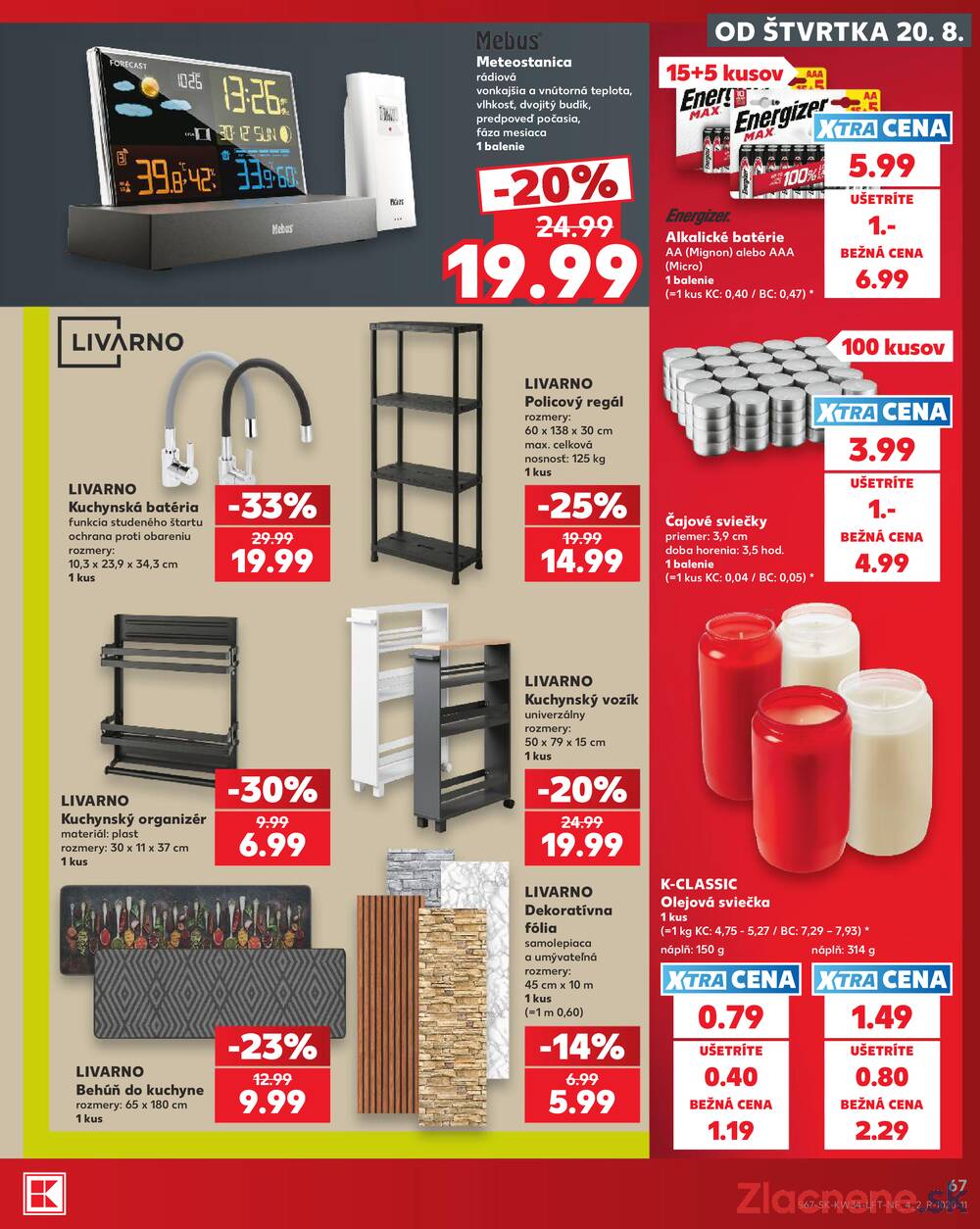 Kaufland 20.8. - 26.8. - Kaufland Michalovce