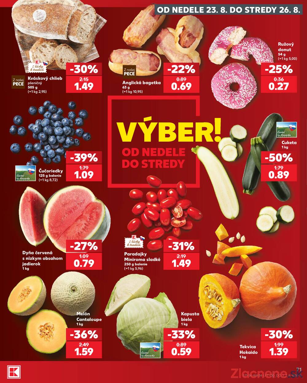 Kaufland 20.8. - 26.8. - Kaufland Michalovce