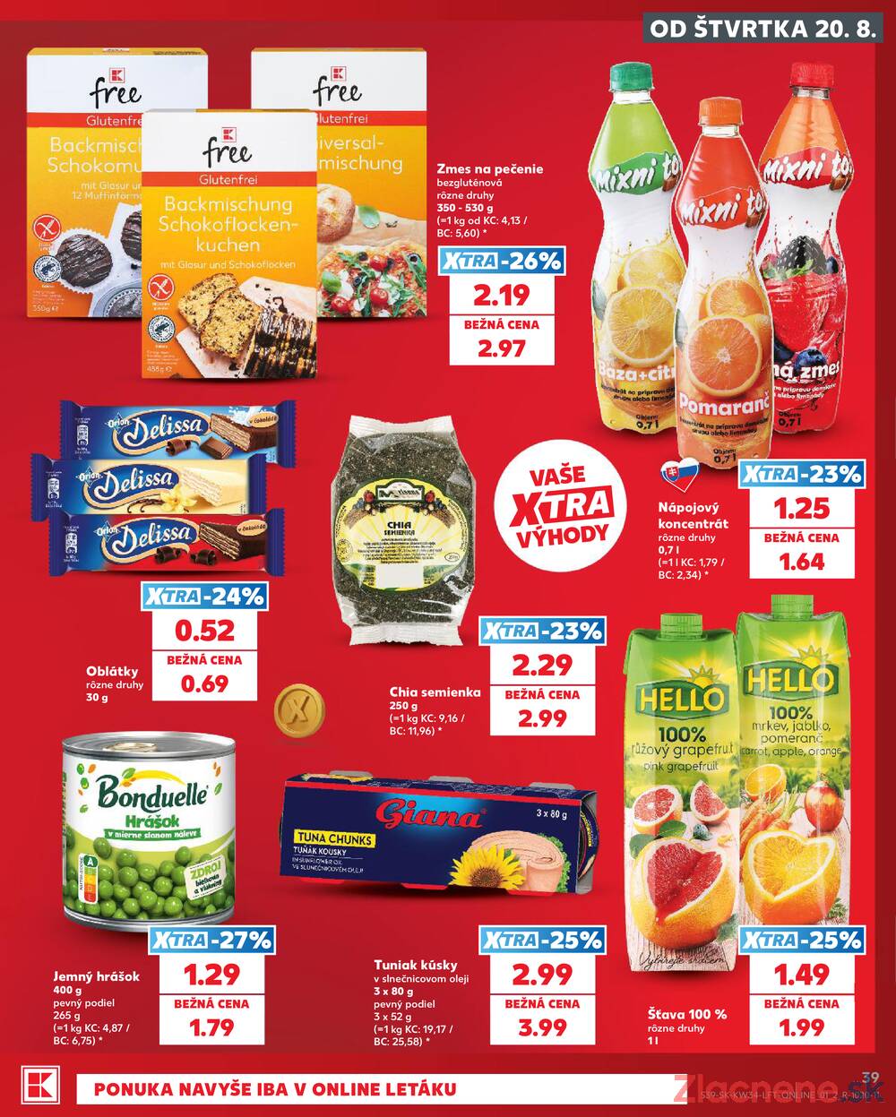 Kaufland 20.8. - 26.8. - Kaufland Vranov nad Topľou