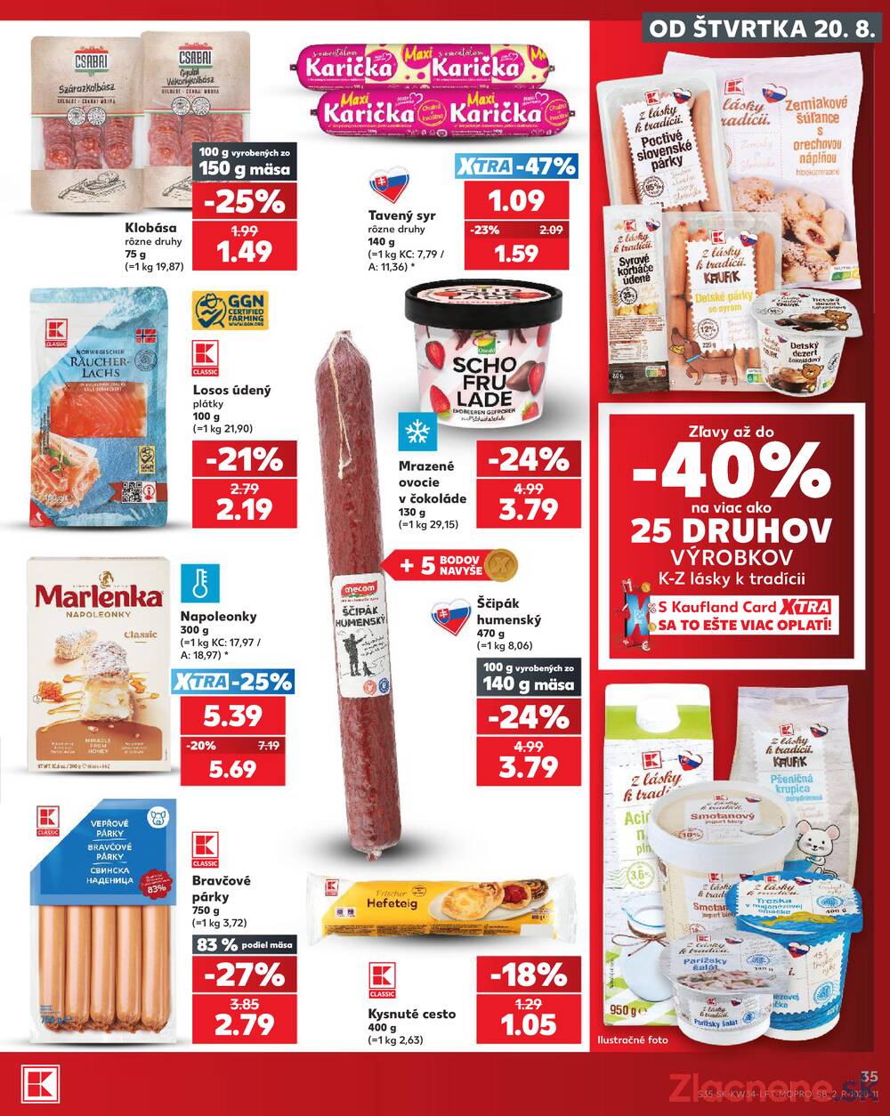 Kaufland 20.8. - 26.8. - Kaufland Rimavská Sobota
