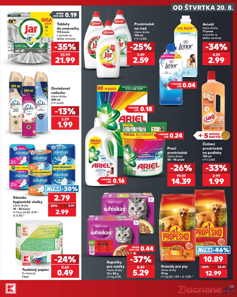 Kaufland 20.8. - 26.8. - Kaufland Púchov