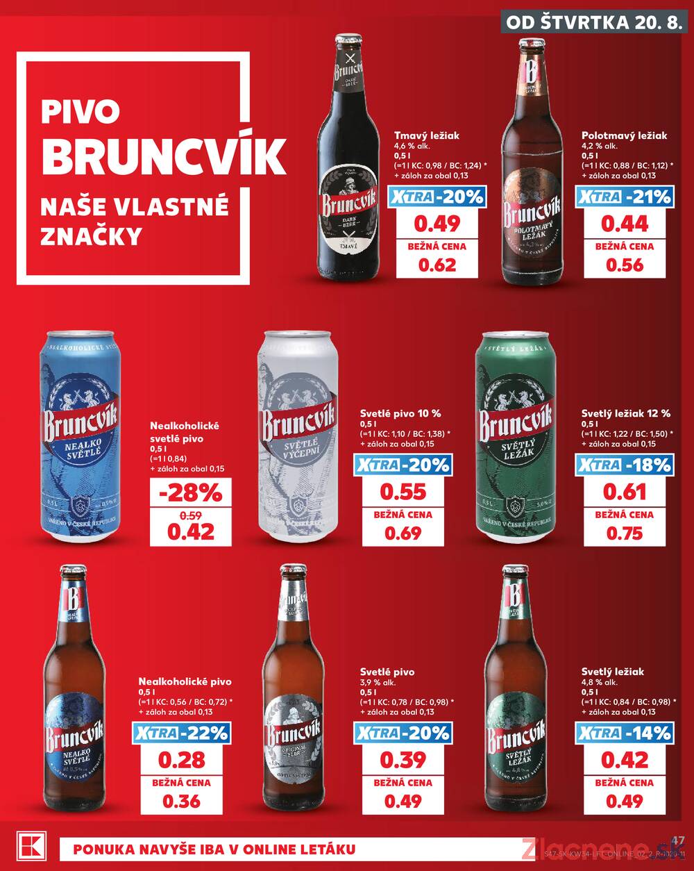 Kaufland 20.8. - 26.8. - Kaufland Svidník