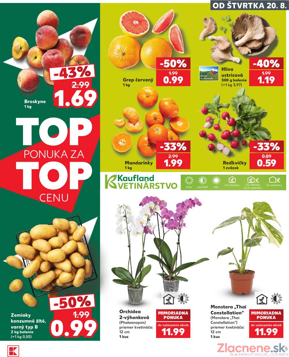 Kaufland 20.8. - 26.8. - Kaufland Handlová - Okružná ul.