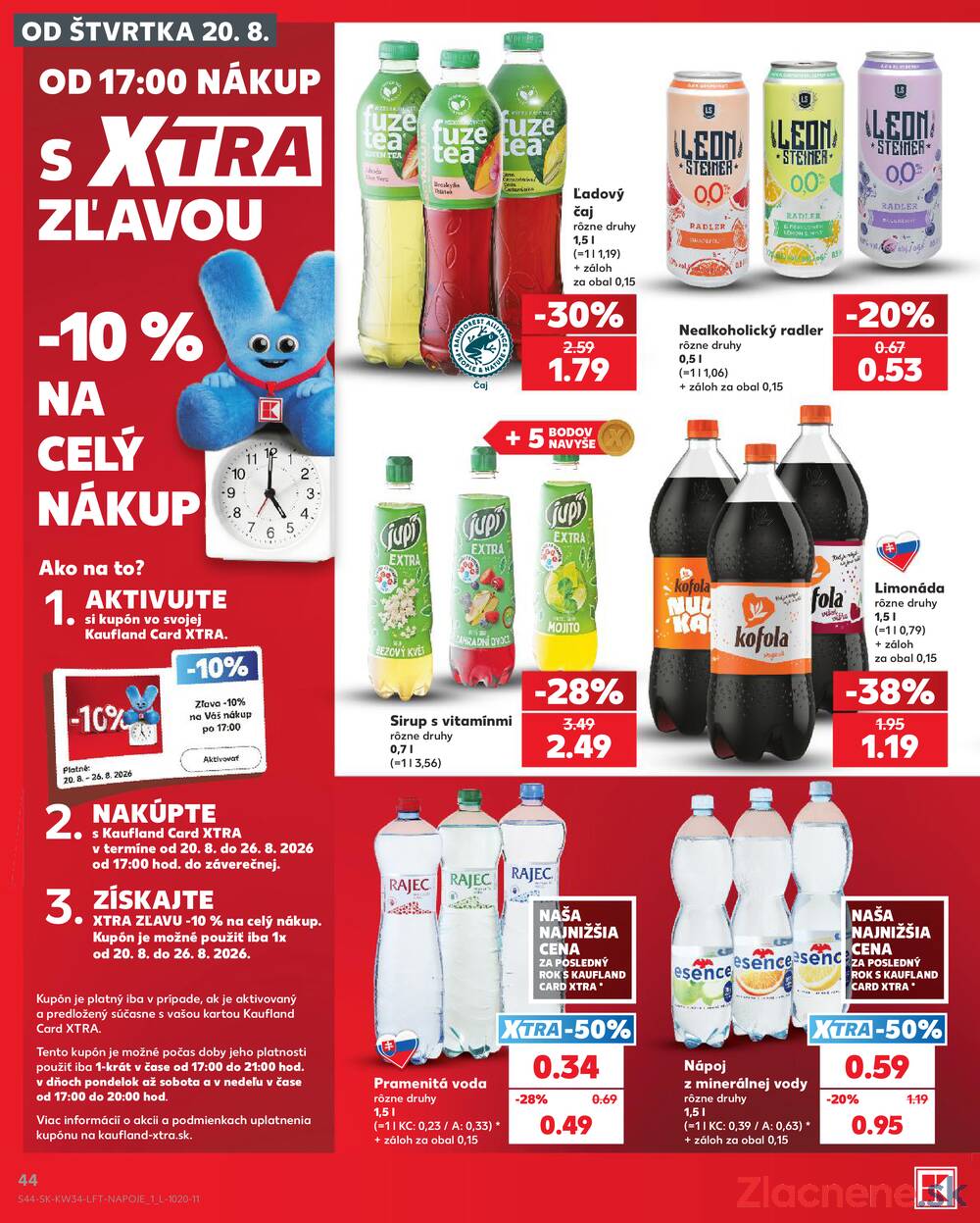 Kaufland 20.8. - 26.8. - Kaufland Handlová - Okružná ul.