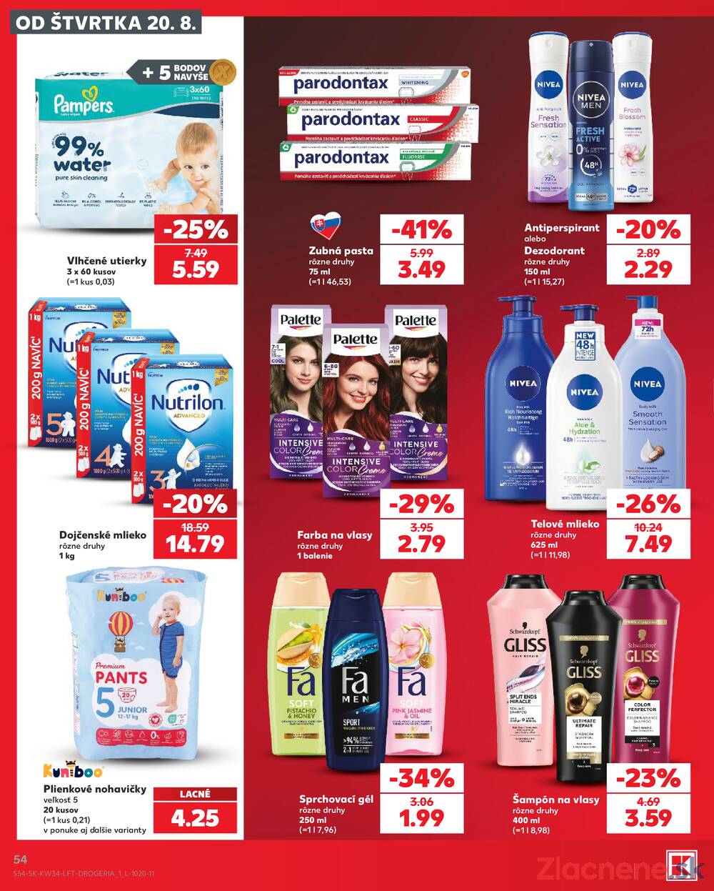 Kaufland 20.8. - 26.8. - Kaufland Handlová - Okružná ul.
