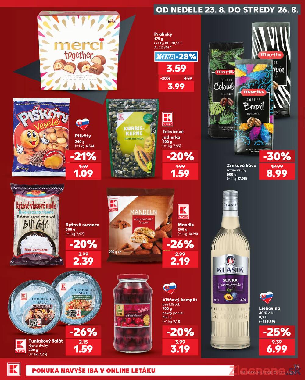 Kaufland 20.8. - 26.8. - Kaufland Sereď