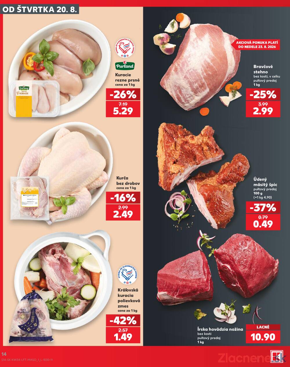 Leták Kaufland - Kaufland 20.8. - 26.8. - Kaufland Trnava - Nová ul. - strana 14 Leták Kaufland - Kaufland 20.8. - 26.8. - Kaufland Trnava - Nová ul. - strana 14