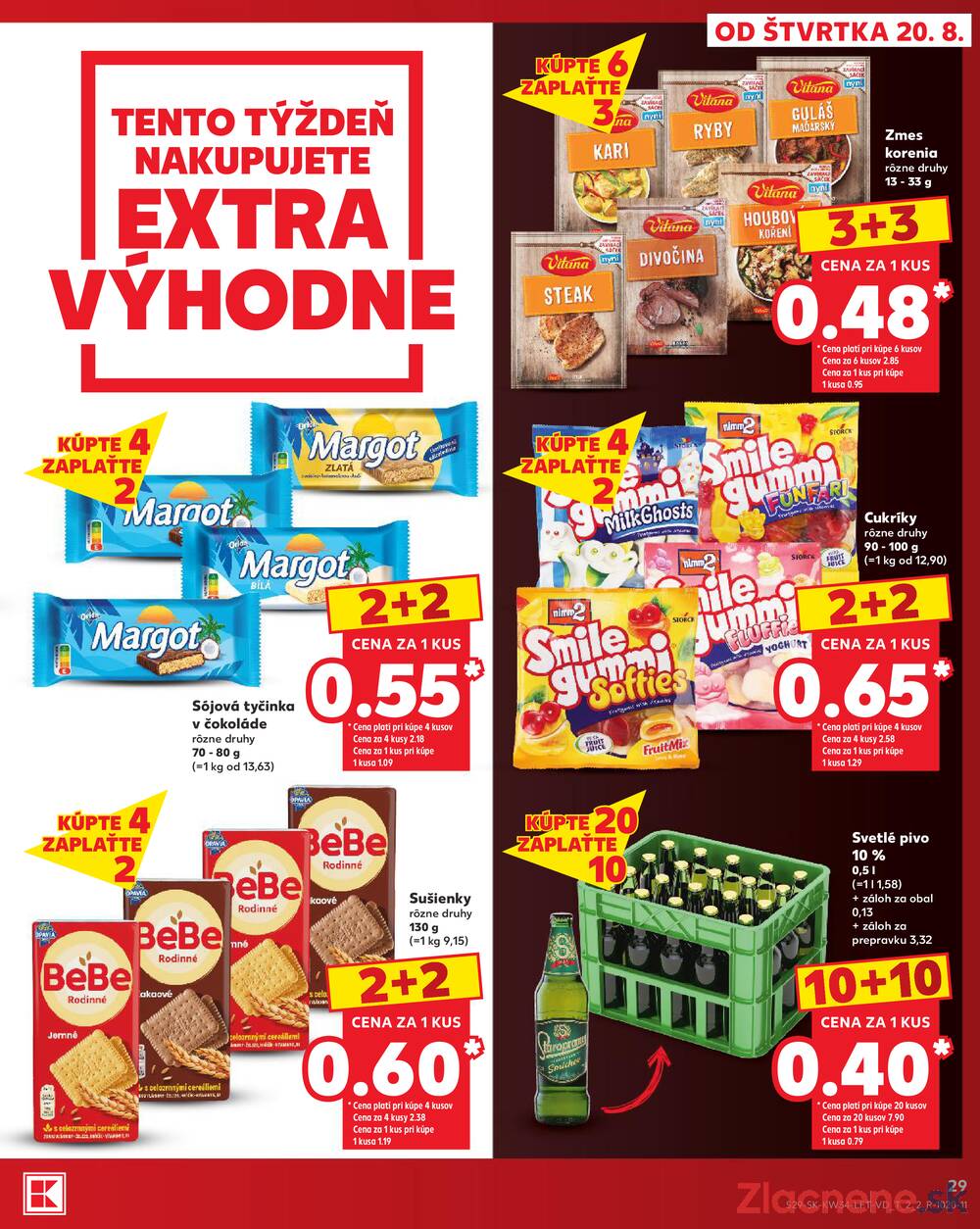 Leták Kaufland - Kaufland 20.8. - 26.8. - Kaufland Trnava - Nová ul. - strana 29 Leták Kaufland - Kaufland 20.8. - 26.8. - Kaufland Trnava - Nová ul. - strana 29