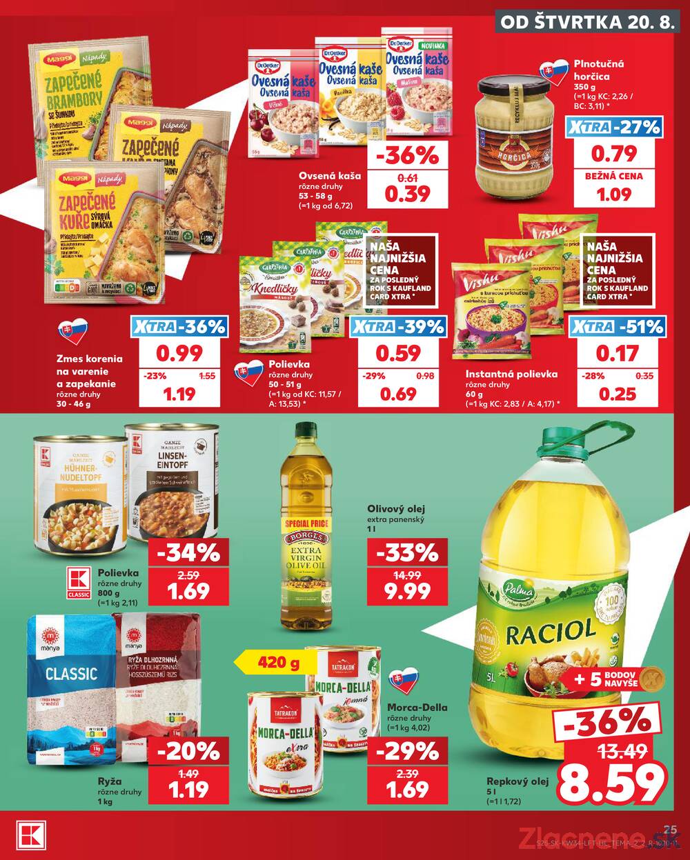 Kaufland 20.8. - 26.8. - Kaufland Bratislava - Avion (Ivanská cesta)
