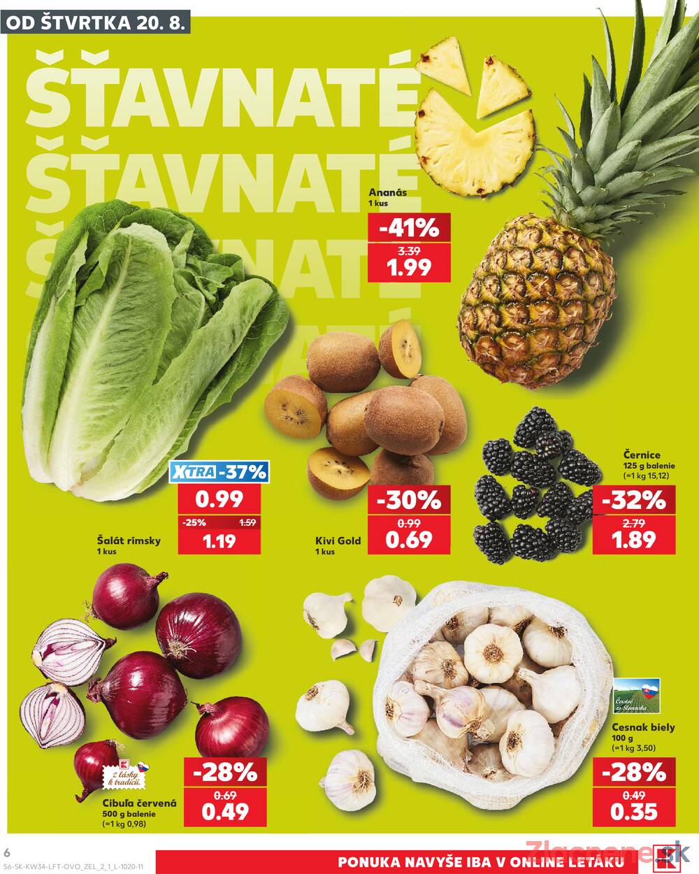 Kaufland 20.8. - 26.8. - Kaufland Ružomberok