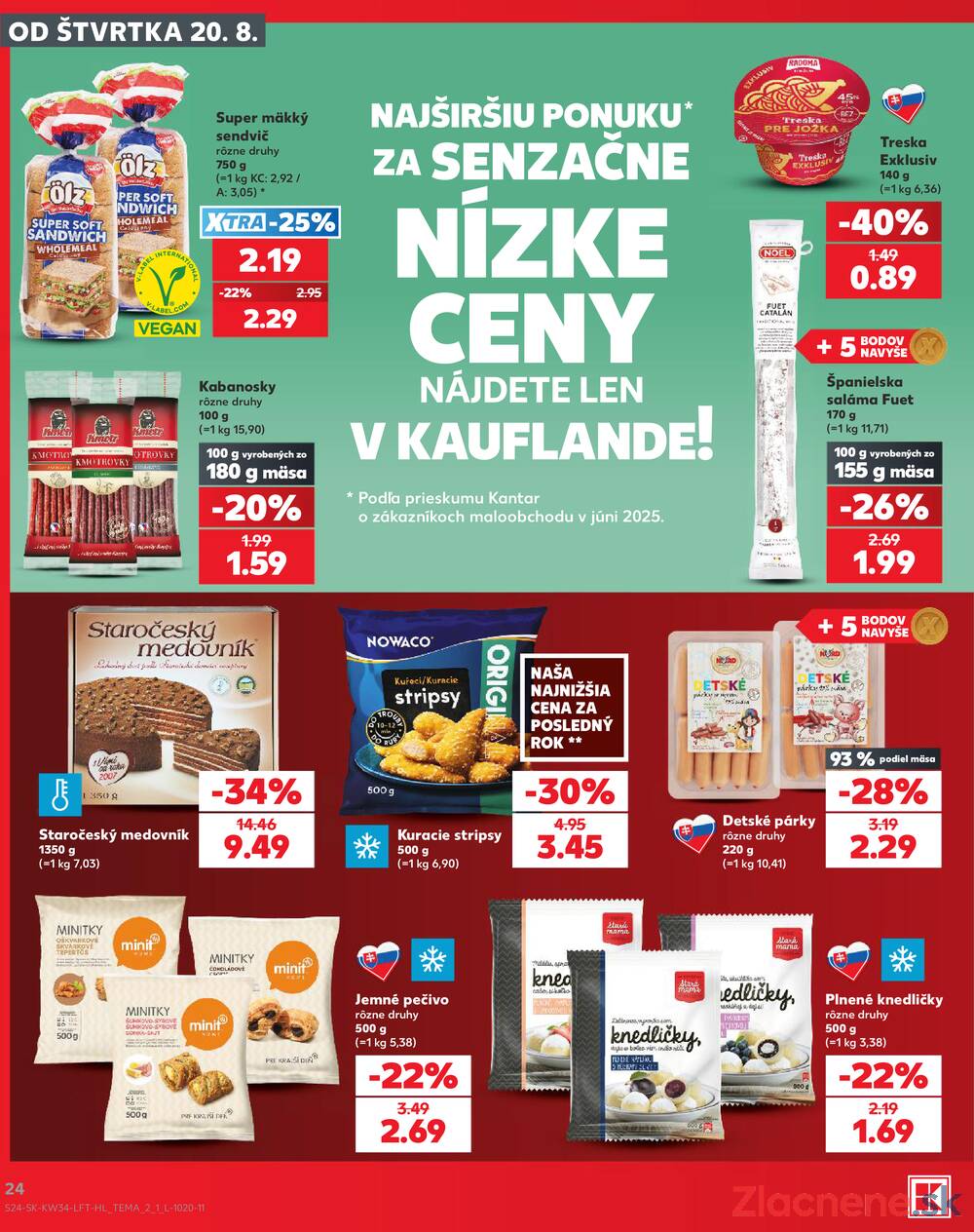 Kaufland 20.8. - 26.8. - Kaufland Ružomberok