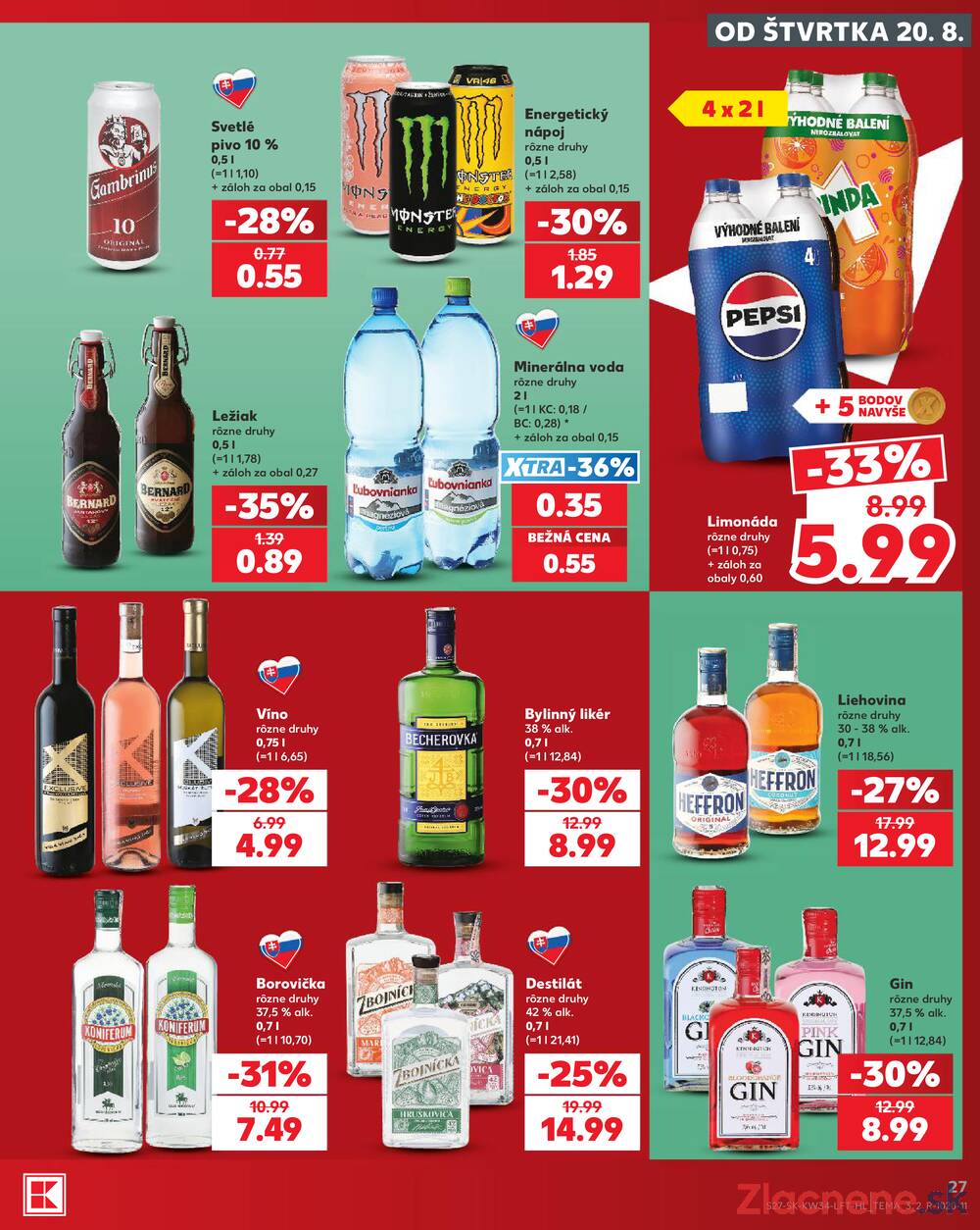 Kaufland 20.8. - 26.8. - Kaufland Trnava