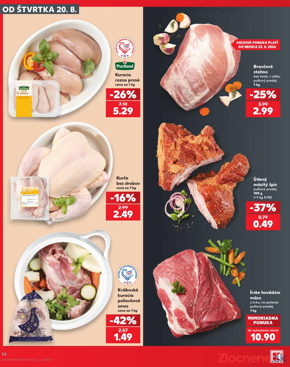 Kaufland 20.8. - 26.8. - Kaufland Žilina