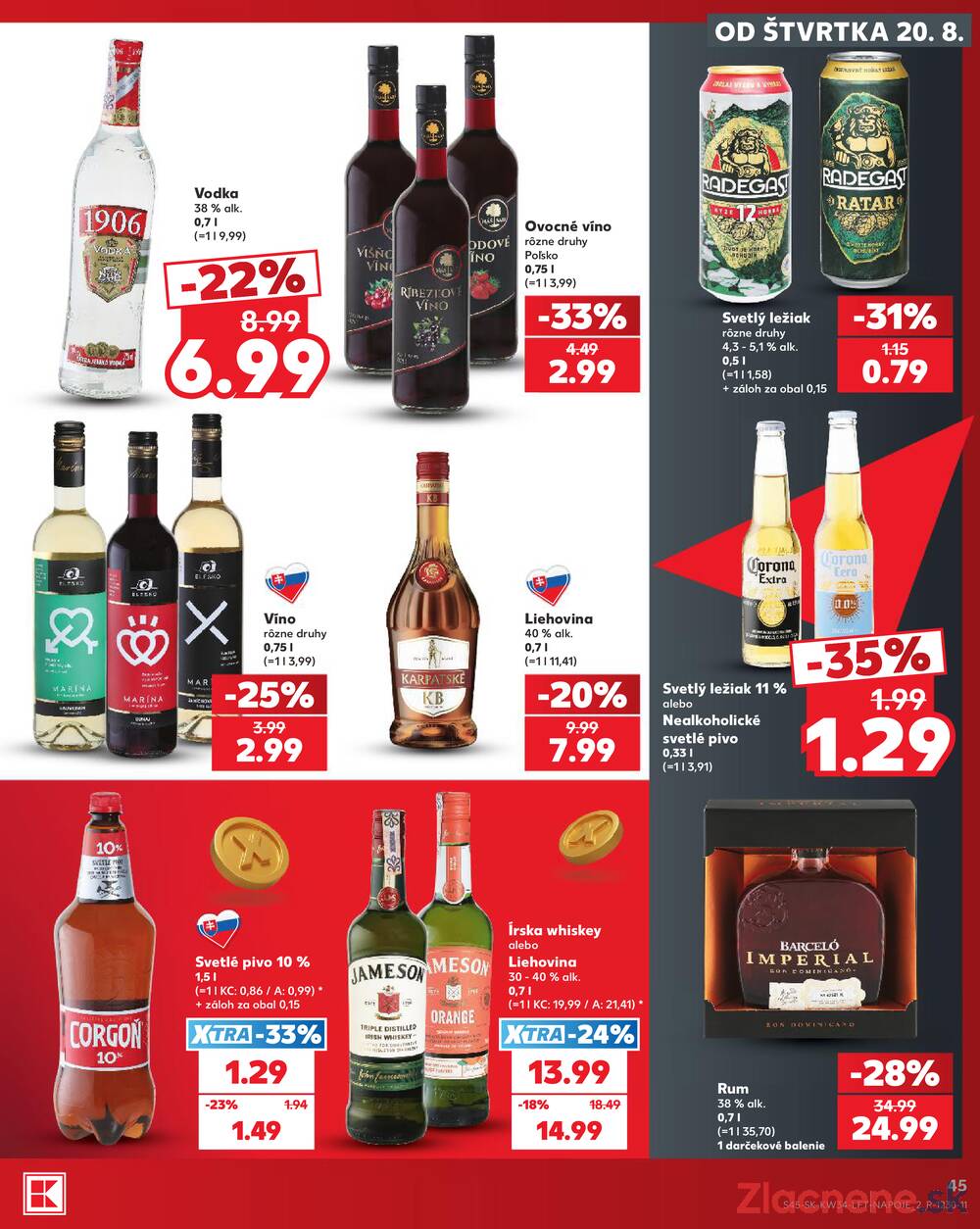 Kaufland 20.8. - 26.8. - Kaufland Nové Zámky