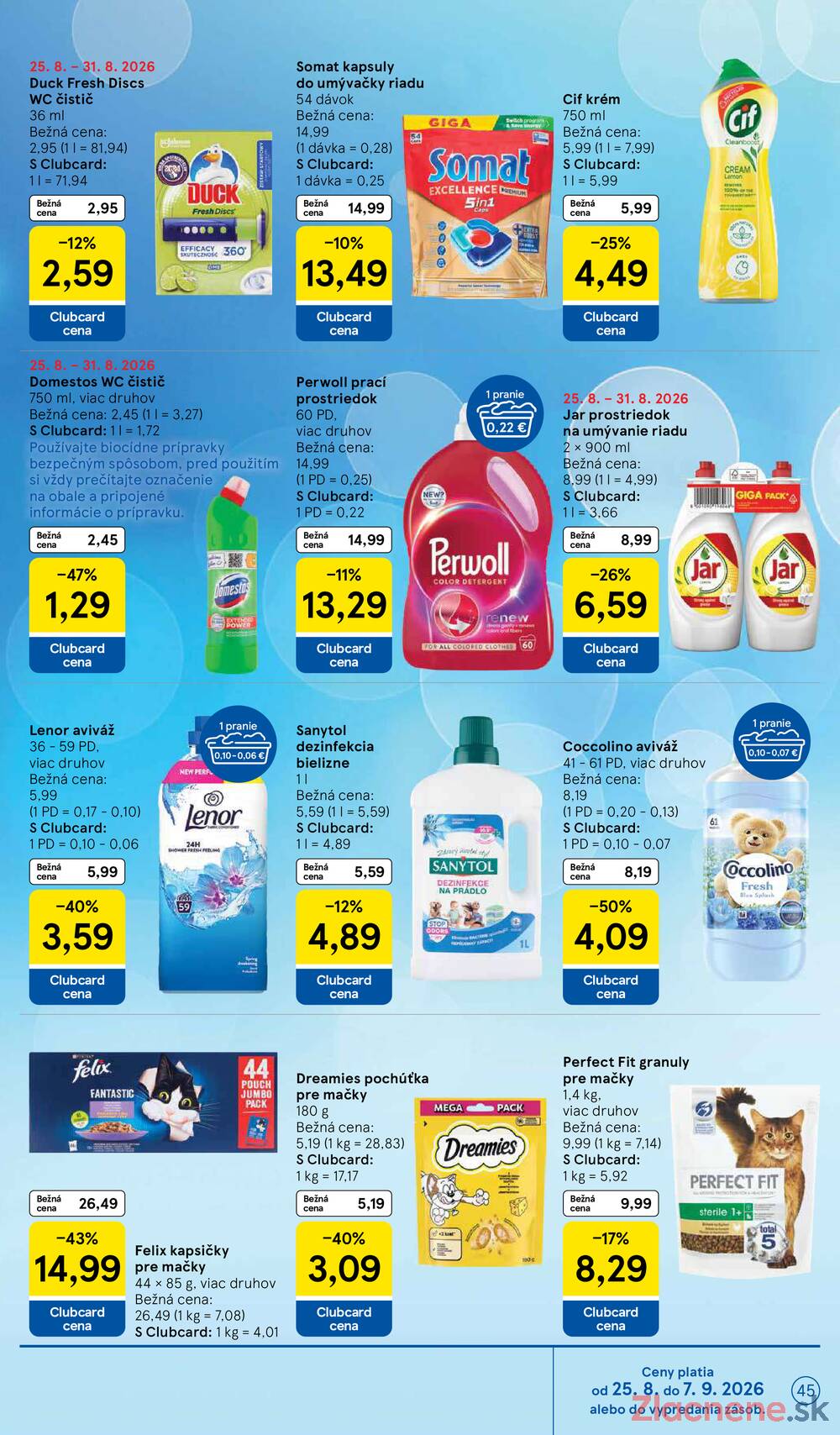 Tesco hypermarkety 26.8. - 1.9.
