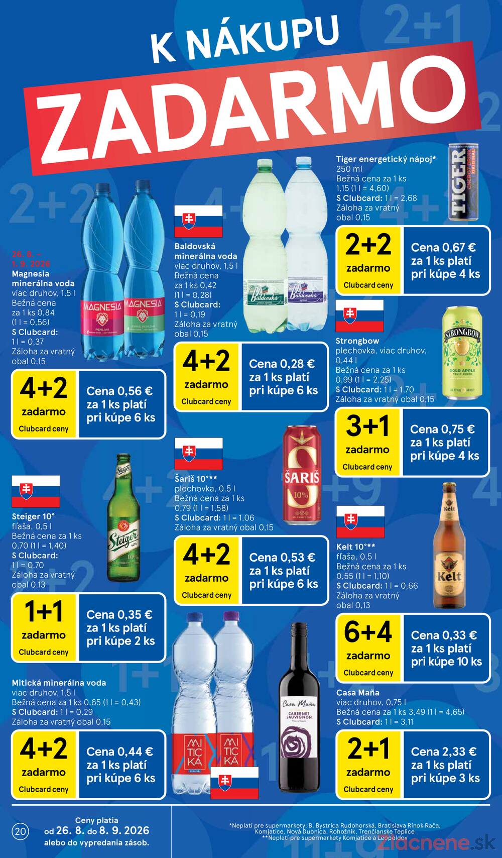 Tesco supermarkety od 26.8. do 1.9.2026