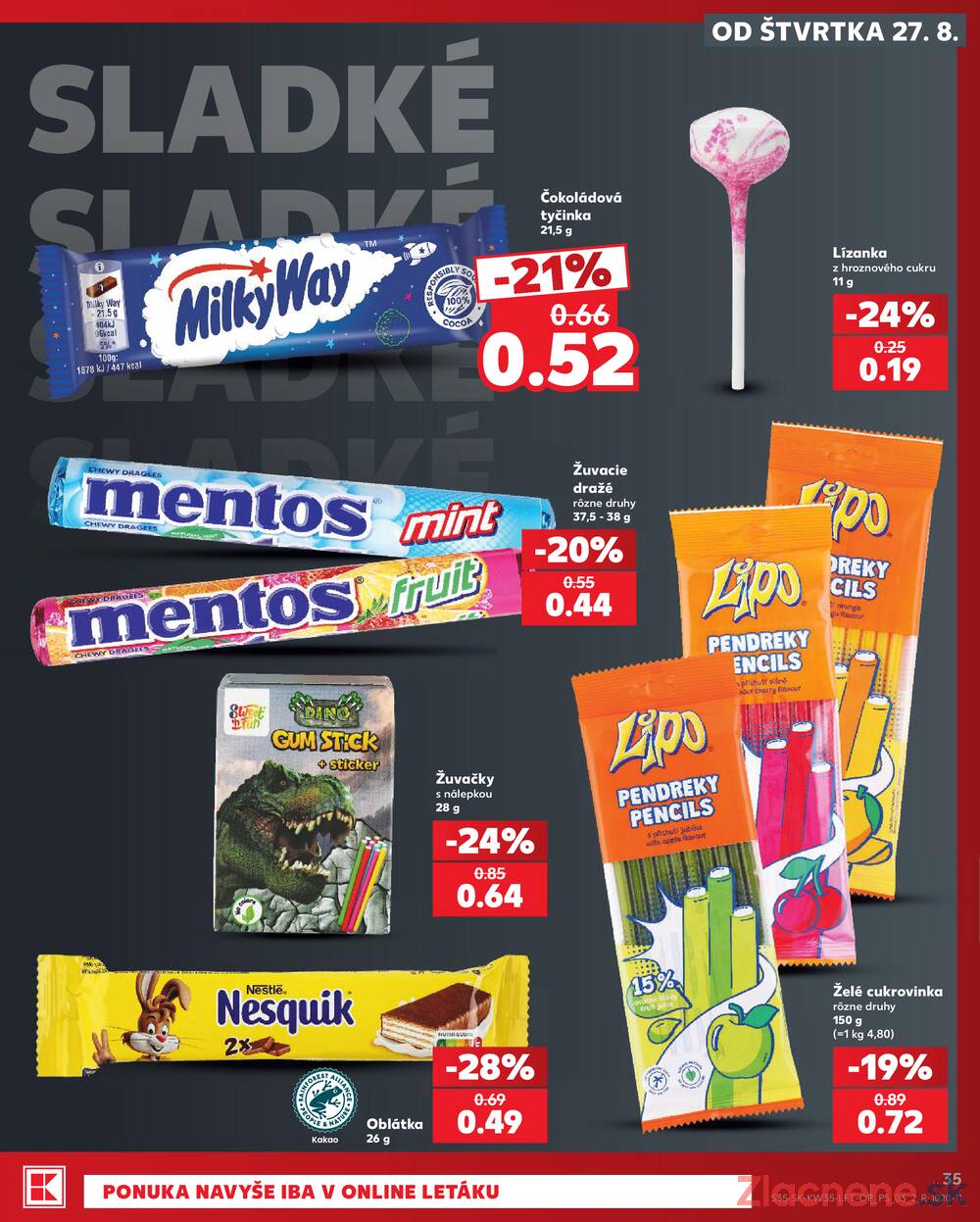 Kaufland 27.8. - 2.9. - Kaufland Bardejov
