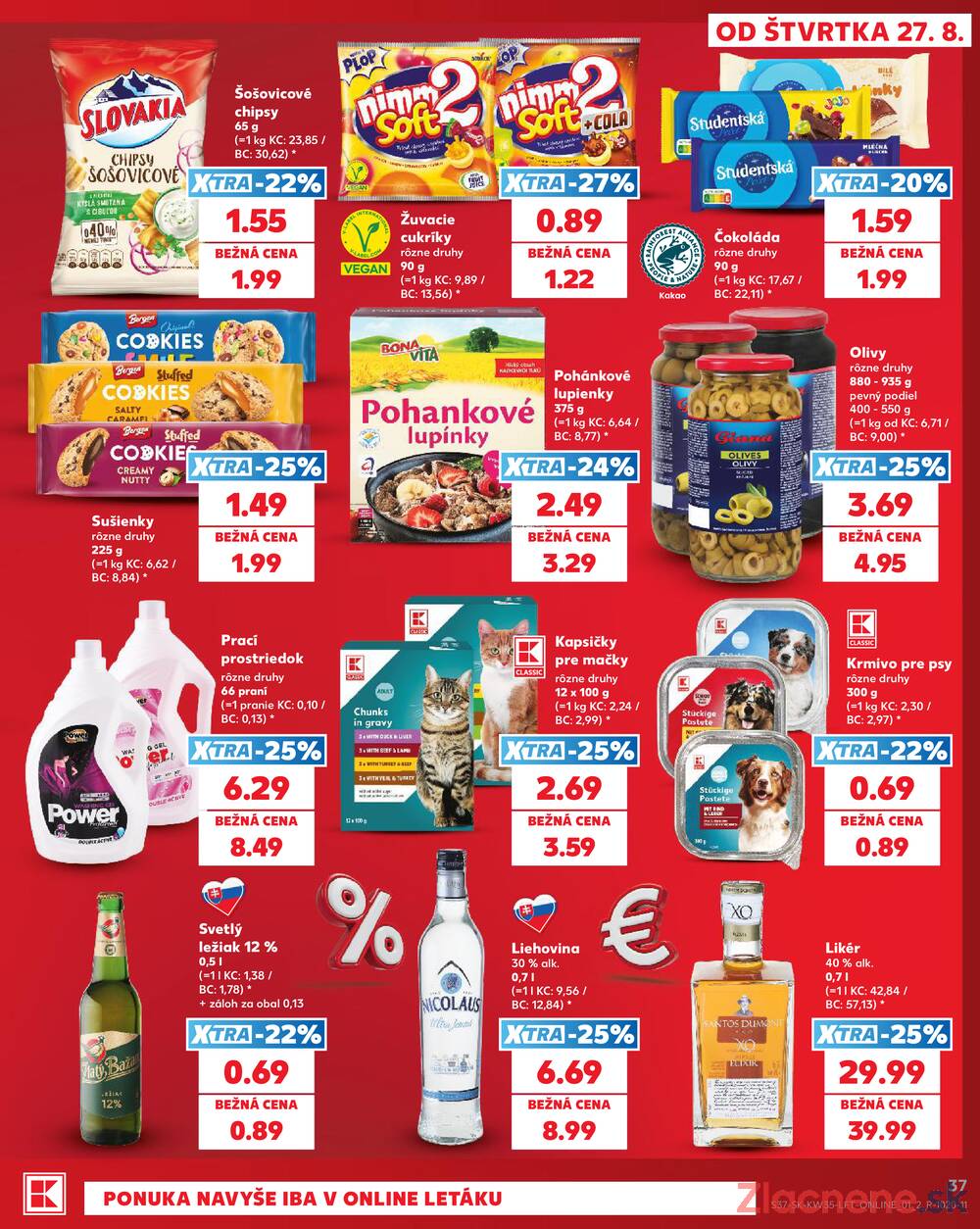 Kaufland 27.8. - 2.9. - Kaufland Bardejov