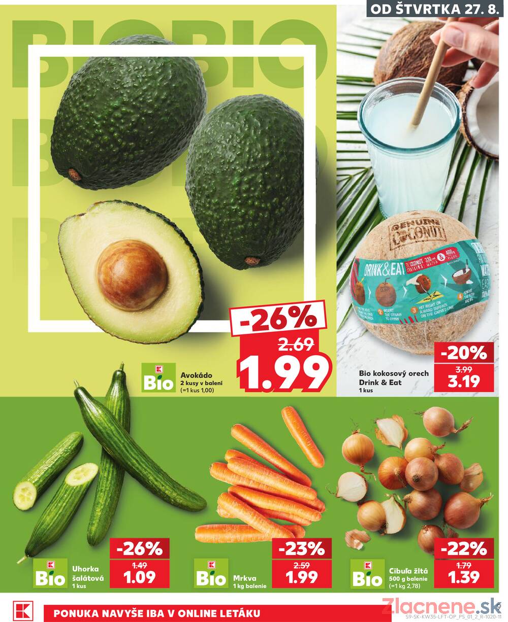 Kaufland 27.8. - 2.9. - Kaufland Púchov